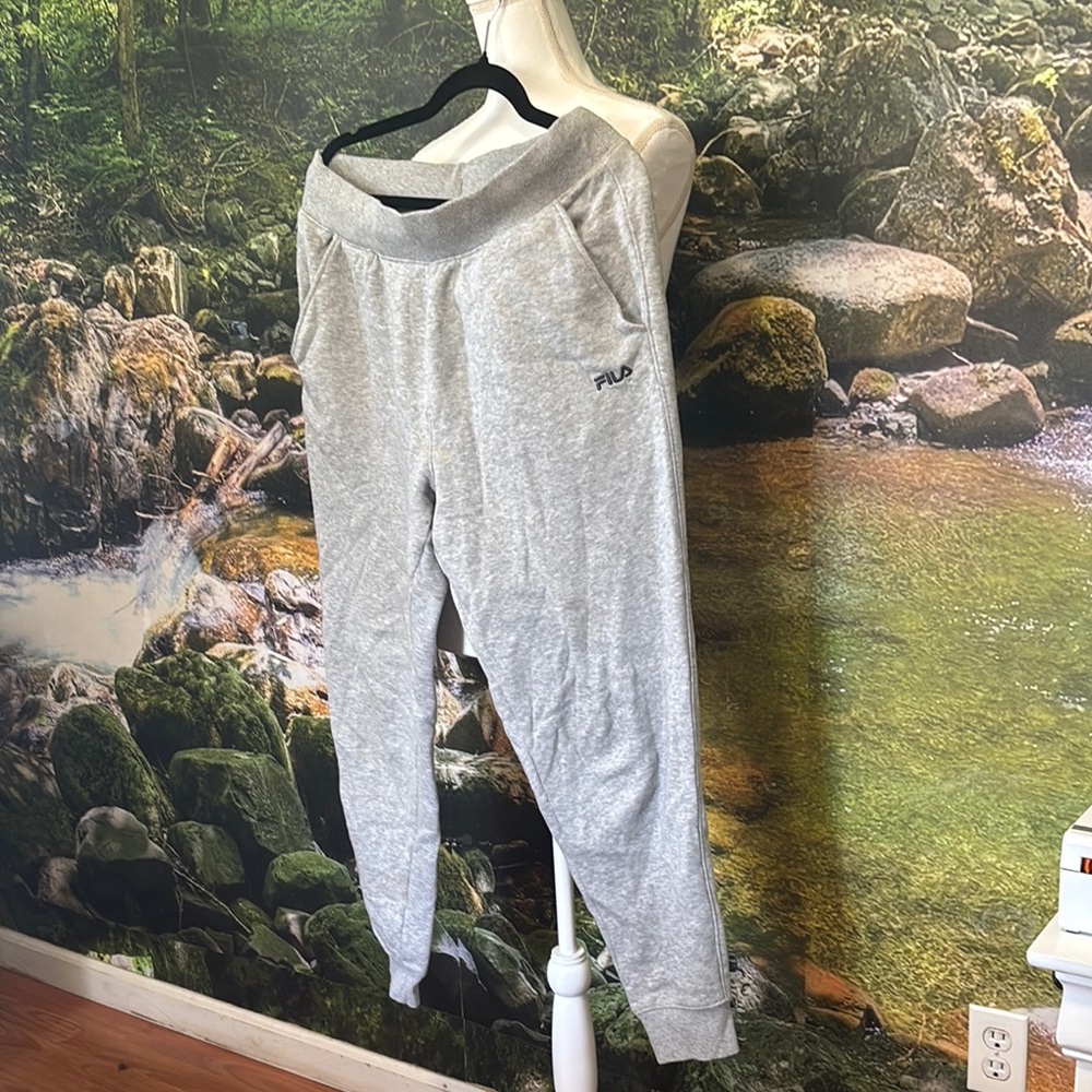 Fila Light Gray Joggers